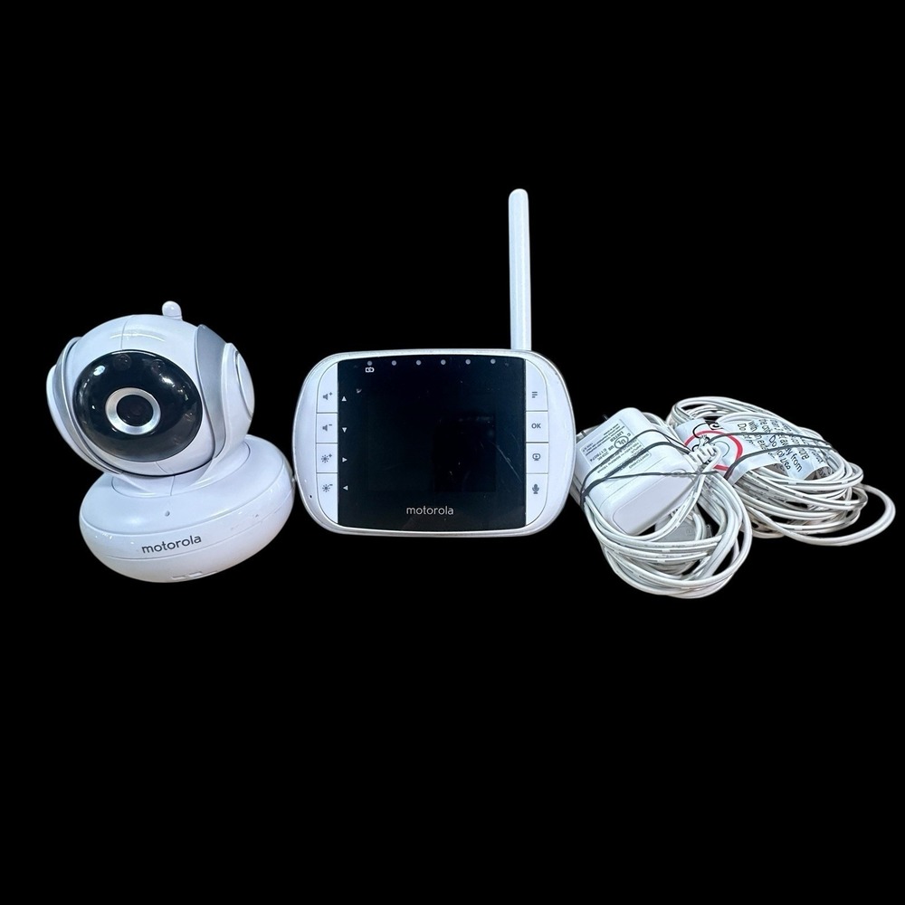 Motorola Baby Camera MBP36SBU and MBP38SPU‎ Monitor w/ Power Cables Tested